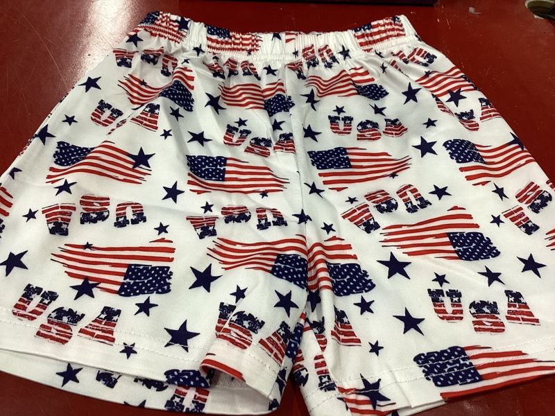Flag shorts/kids