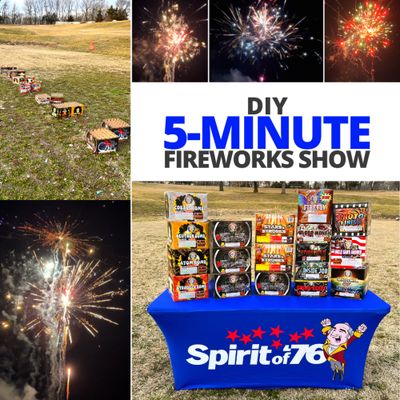 DIY 5- Minute Fireworks Show