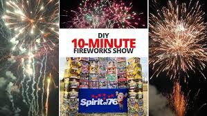 DIY 10-Minute Fireworks Show