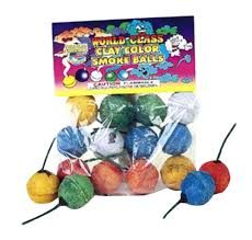 5 Color Clay Smoke Balls 12 pack