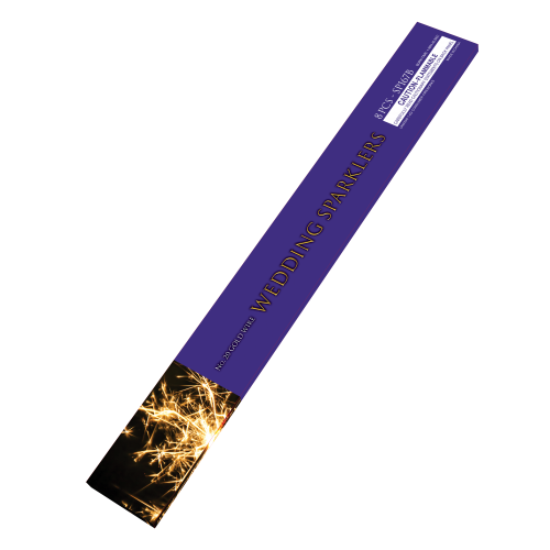 20" Wedding Sparklers 8 pack ‘76/Blue Box