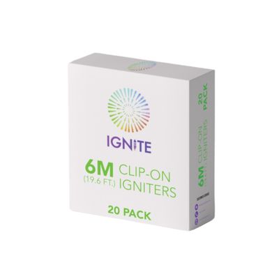 Ignite 6M Clip On Igniters 20 Pack