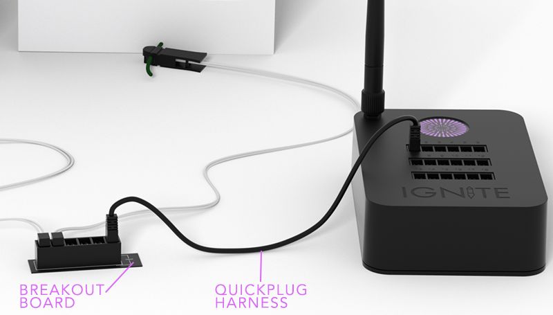 Ignite Breakout Board &amp; Quickplug 1ft