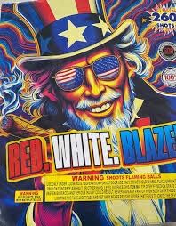 Red, White, Blazed! 260 shots