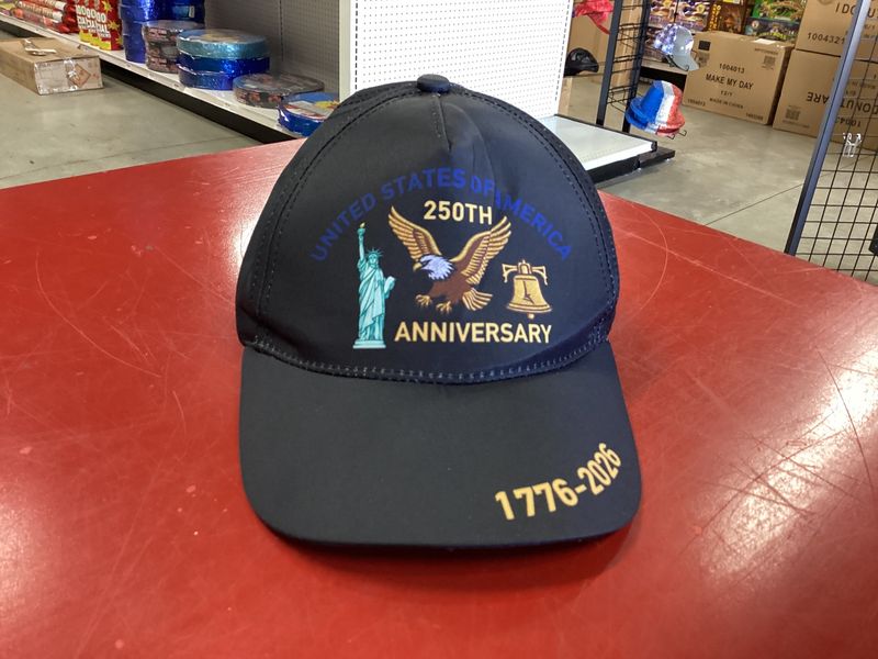 250th hat/black