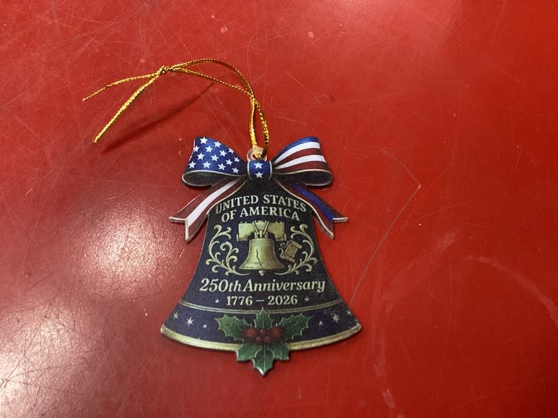 250th Liberty Bell ornament