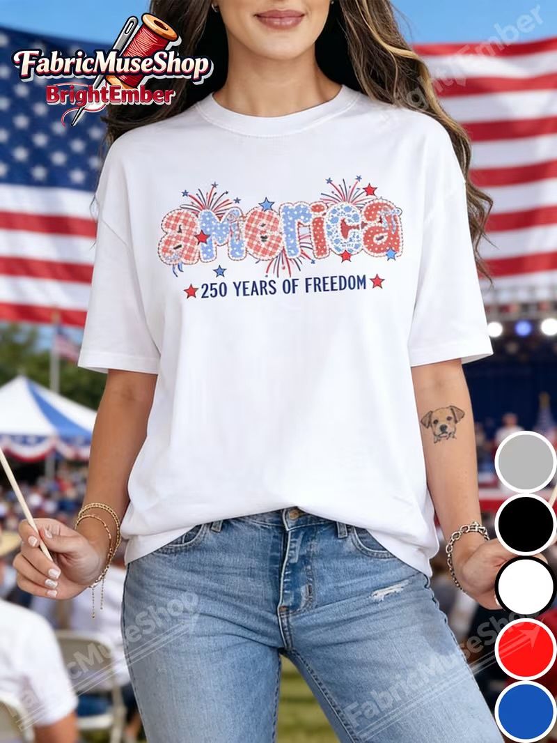 250th/women’s shirt/America (RED ONLY!!!)