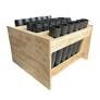 24 Shot Rack Fan (8x3 W) - HDPE
