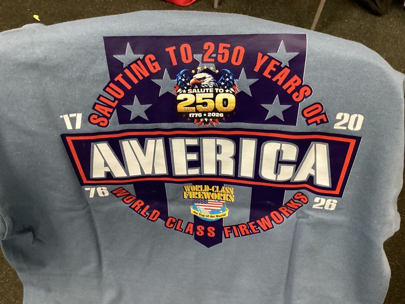 250 Shirt/blue salute to 250