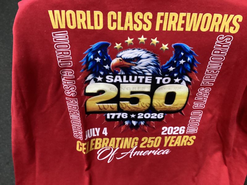 250 Shirt/Red salute to 250