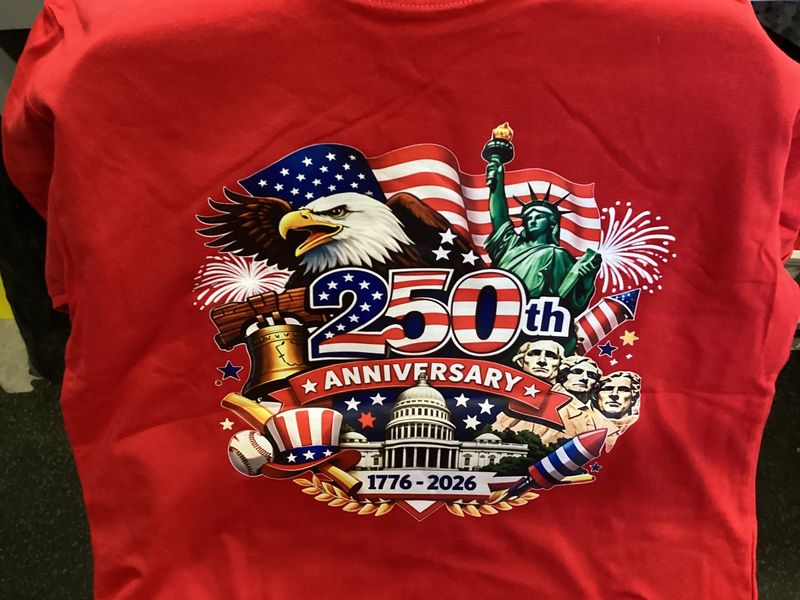 250th red shirt