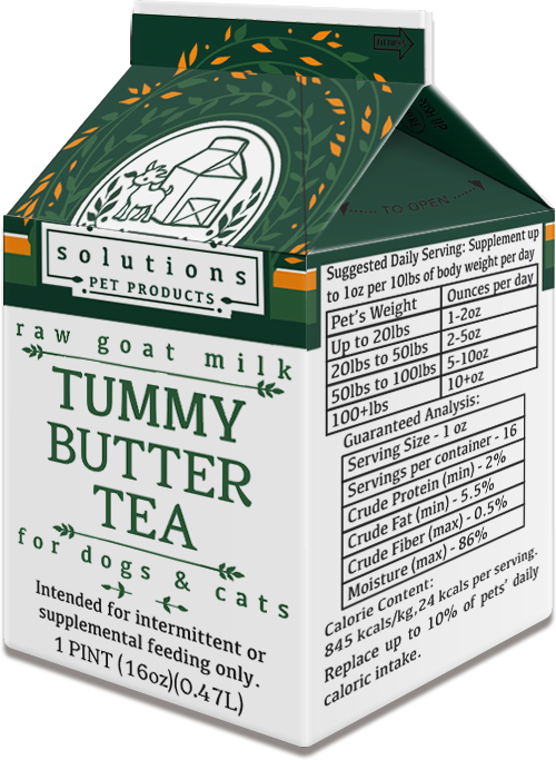 Solutions Frozen Raw Tummy Butter Tea, Size: 16 Oz