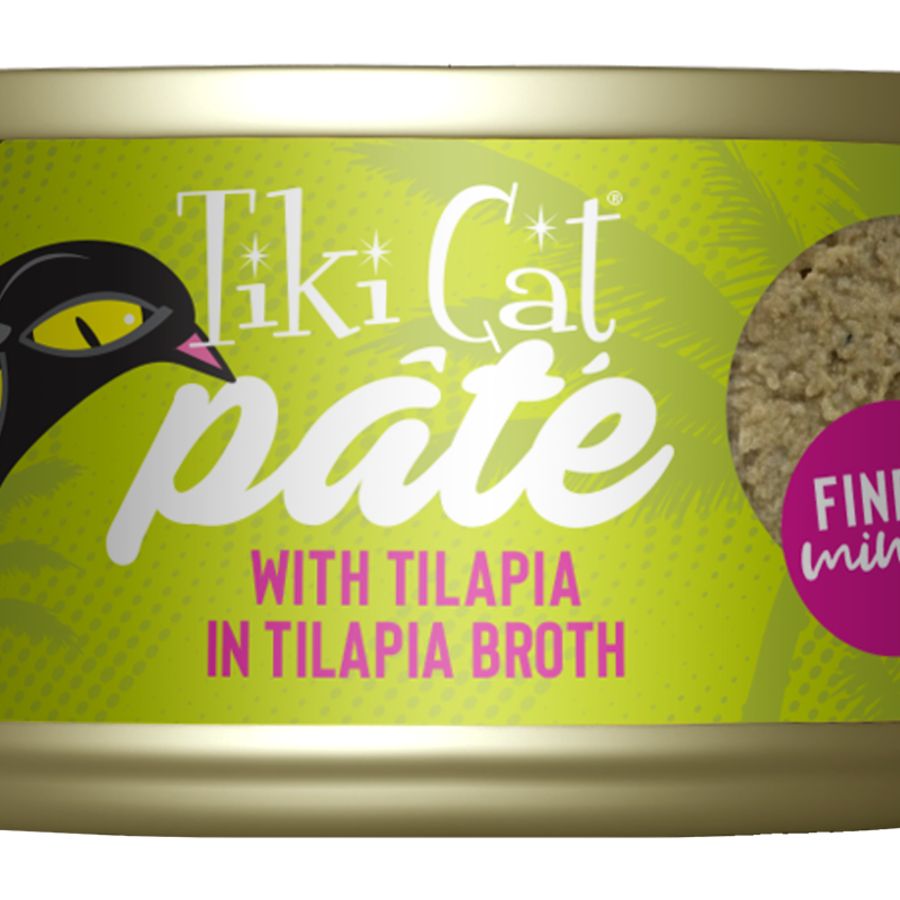 Tiki Cat Can Pate Tilapia Broth 2.8oz