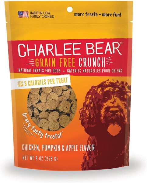 Charlee Bear Dog Crunch Grain Free Chicken &amp; Pumpkin 8oz