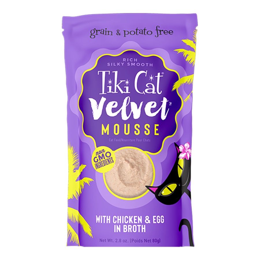 Tiki Cat Mousse Chicken &amp; Egg Pouch 2.8oz