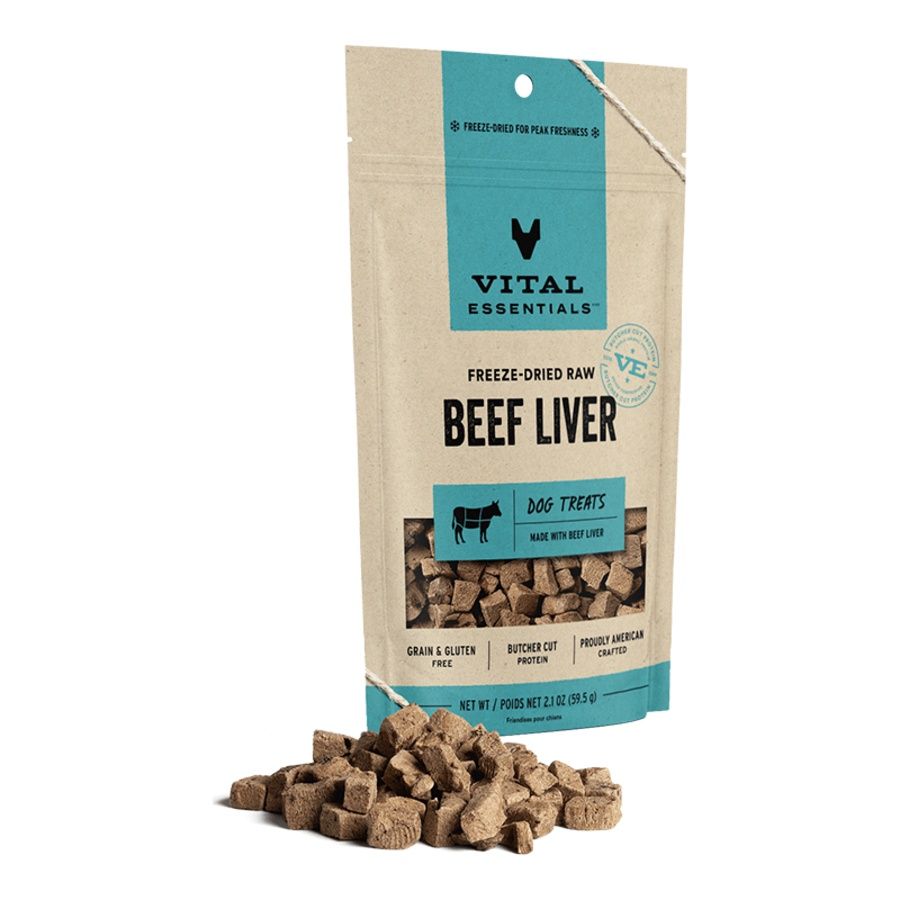 Vital Essentials Dog Freeze Dried Beef Liver 2.1oz
