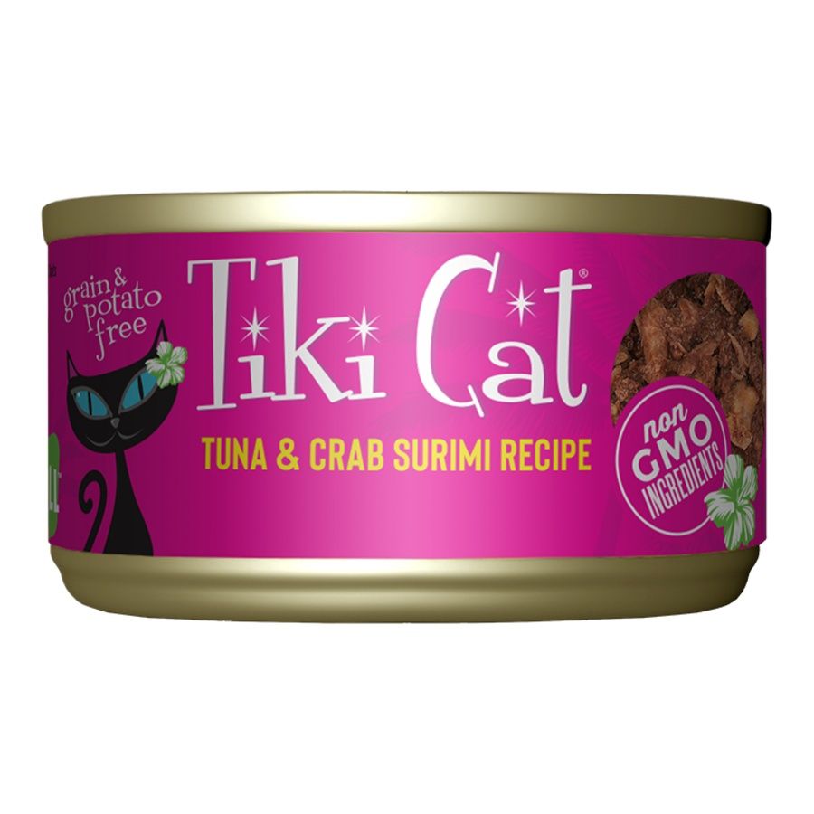 Tiki Cat Can  Surimi Grill Tuna &amp; Crab 2.8oz