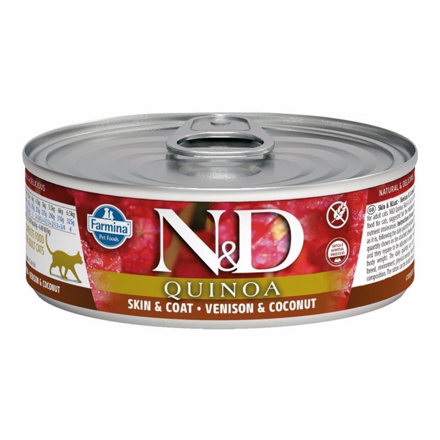 Farmina Cat Can Quinoa Venison &amp; Coconut 2.80oz