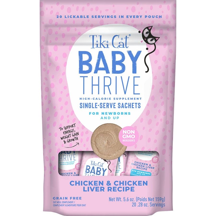 Tiki Cat Kitten Thrive Chicken Liver 5.6oz