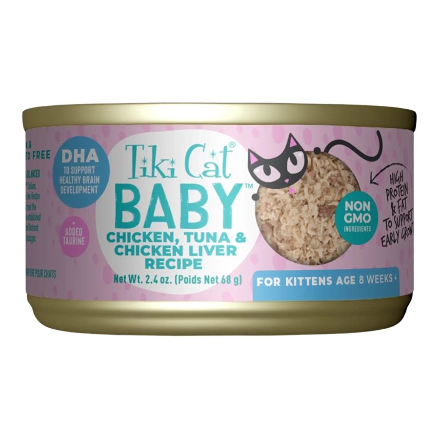 Tiki Cat Kitten Can Chicken &amp; Tuna 2.4oz
