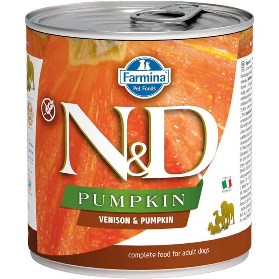 Farmina Dog Can Pumpkin Venison Apple 10oz