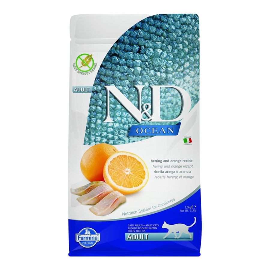 Farmina Cat Grain Free Ocean Prime Herring &amp; Orange 3.3lb