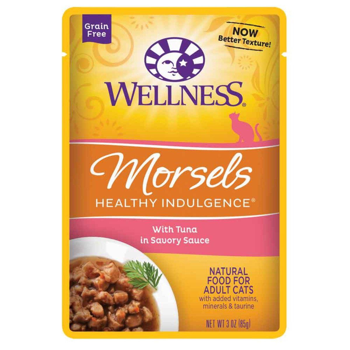 Wellness Cat Morsels Tuna 3oz