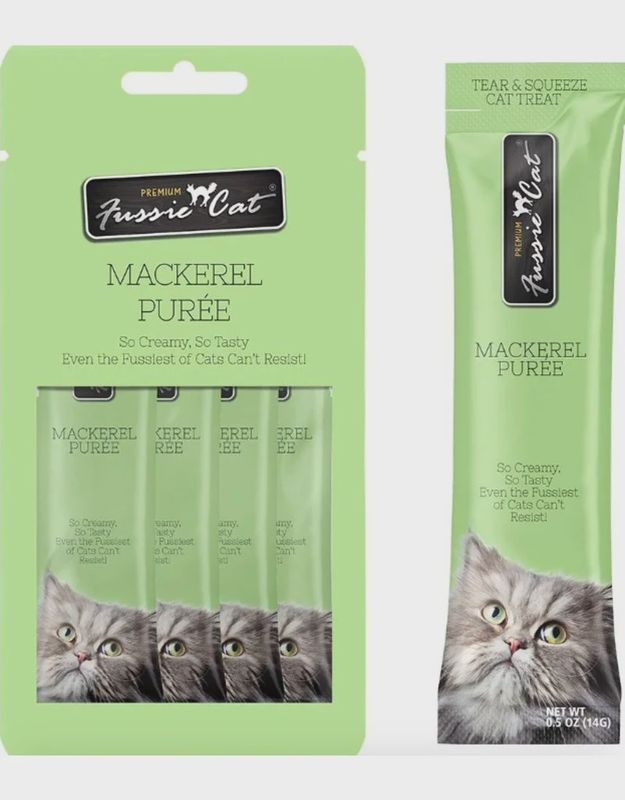 Fussie Cat Puree Mackerel 2oz