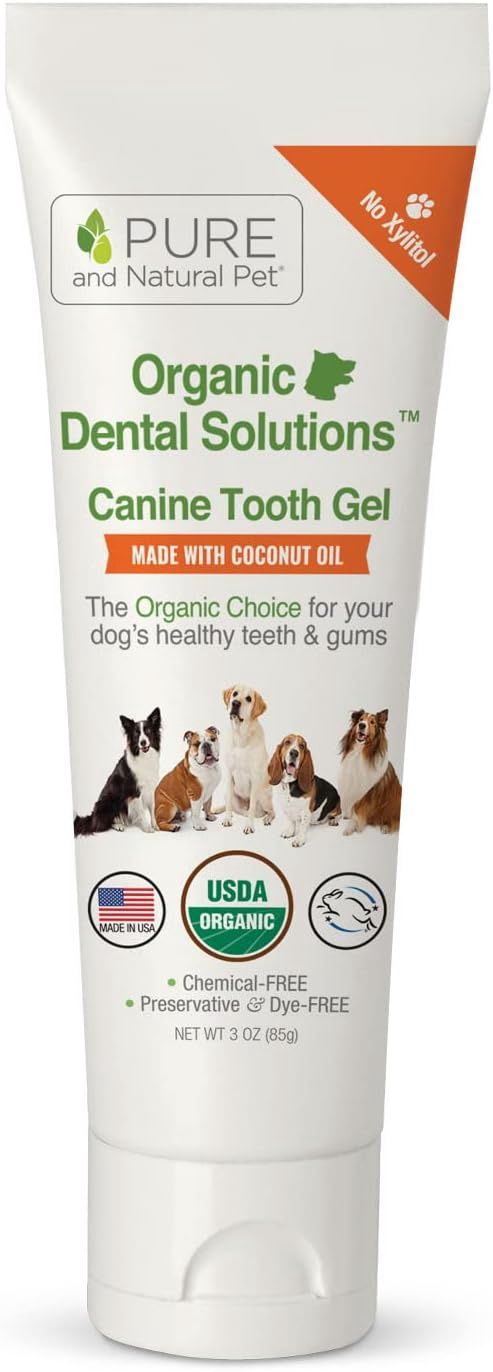 Pure and Natural Pet Dog Tooth Gel 3oz