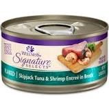 Wellness Cat Can Skipjack Tuna &amp; Shrimp 2.8oz