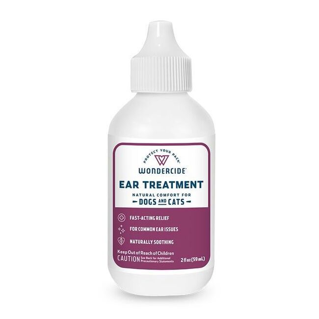 Wondercide Dog &amp; Cat Ear Treatment Natural Essential Oils 2oz