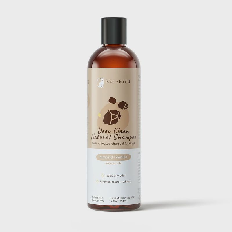 Kin + Kind Dog Deep Clean Almond Vanilla Shampoo 12oz