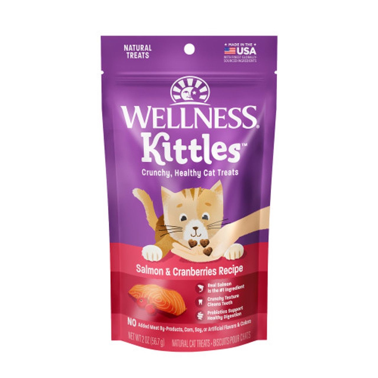Wellness Cat Kittles Tuna &amp; Cranberry 6oz