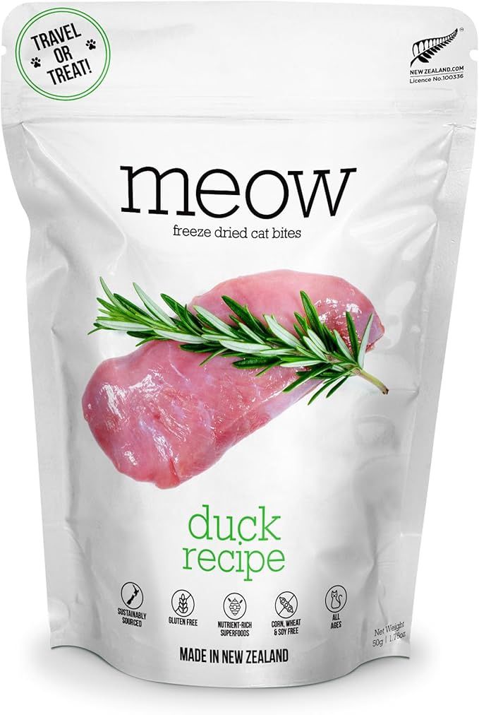 New Zealand Pet Cat Freeze Dried Duck Treats 1.76oz