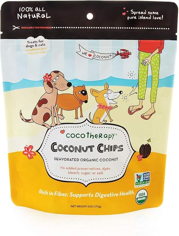 Coco Therapy Dog &amp; Cat Coconut Chips 6oz