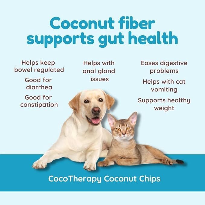 Coco Therapy Dog &amp; Cat Coconut Chips 6oz