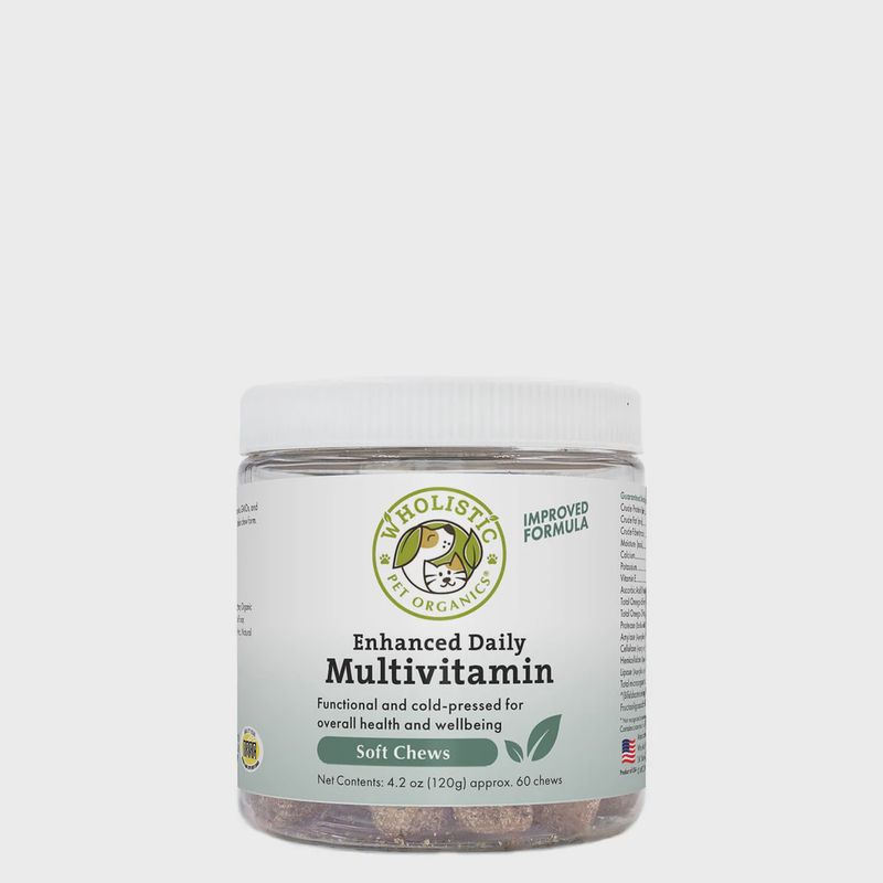 Wholistic Pet Dog Multivitamin Chews Supplement 120 Count