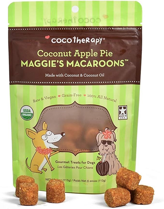Coco Therapy Dog Maggies Macaroons Coconut Apple Pie 4oz