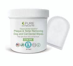Pure and Natural Pet Dental Finger Wipes 50ct