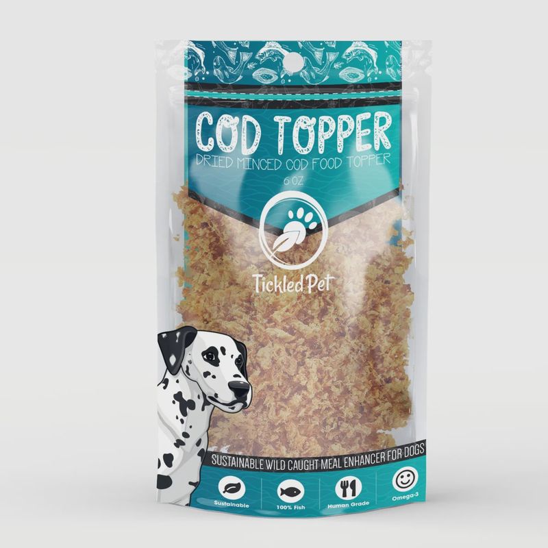 Tickled Pet Dog Cod Topper 6oz