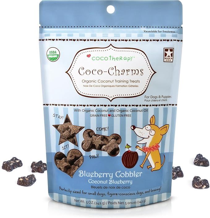 Coco Therapy Dog Coco Charms Blueberry Cobbler 5oz