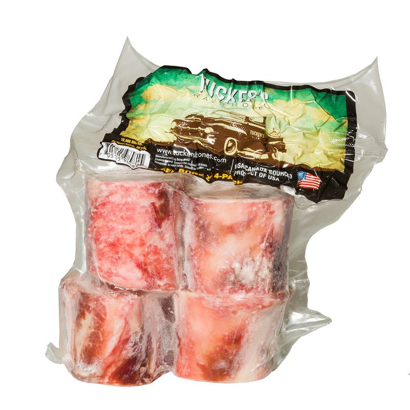 Tuckers Frozen Beef Bone 4 Pack 2in