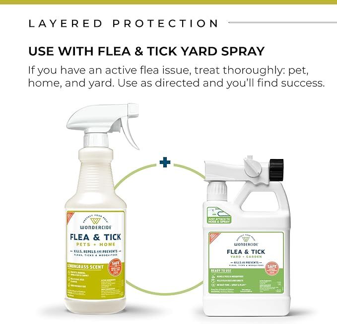 Wondercide Dog &amp; Cat Flea &amp; Tick Lemongrass Spray