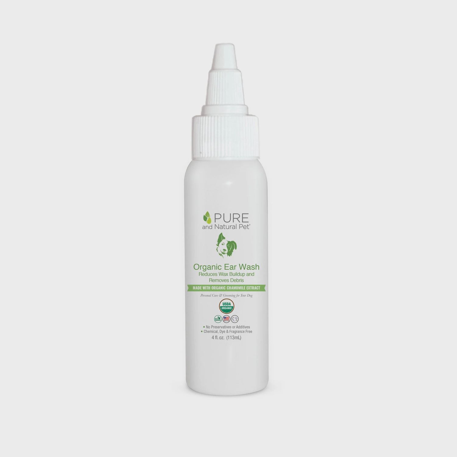 Pure and Natural Pet Organic Ear Wash 4.oz