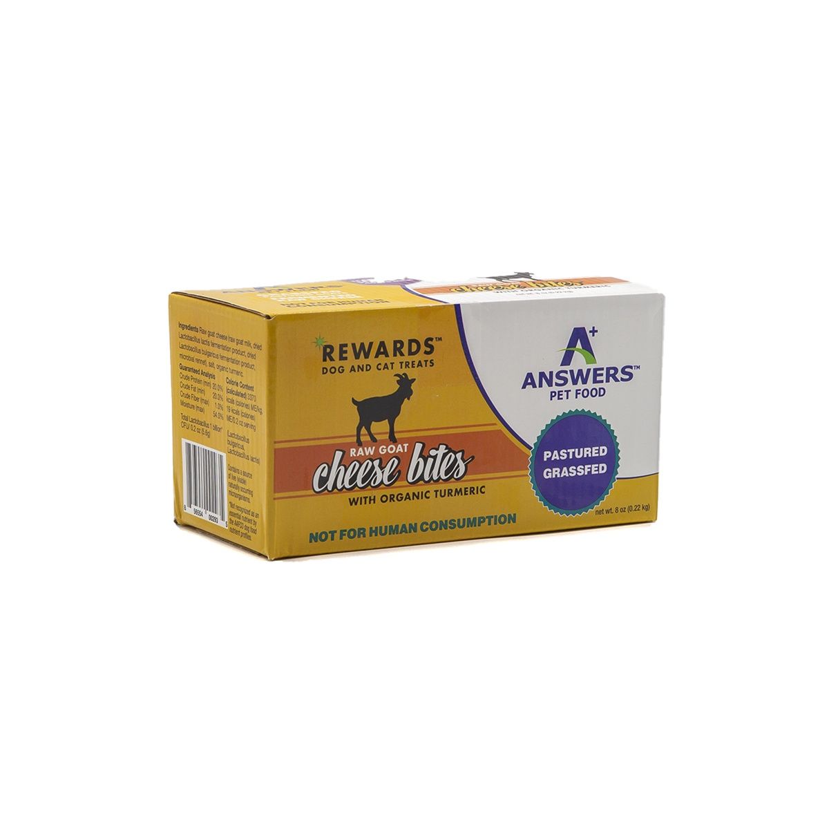 Answers Frozen Goat Cheese Turmeric 8oz
