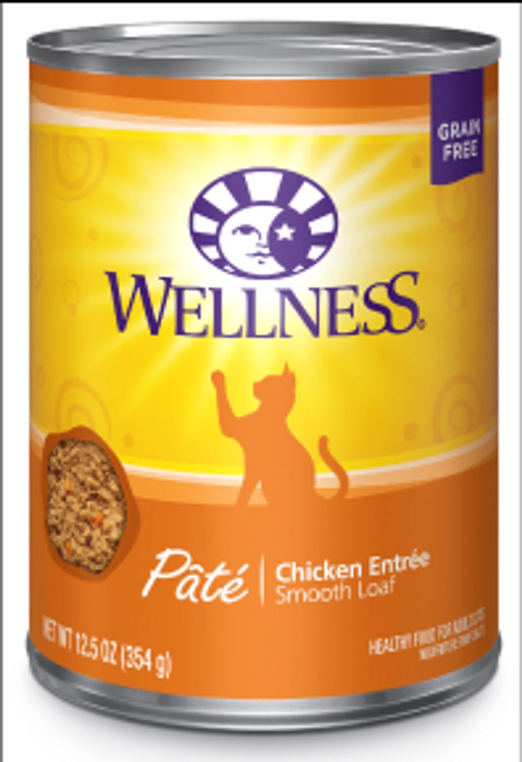 Wellness Cat Can Pate Chicken 12.5oz