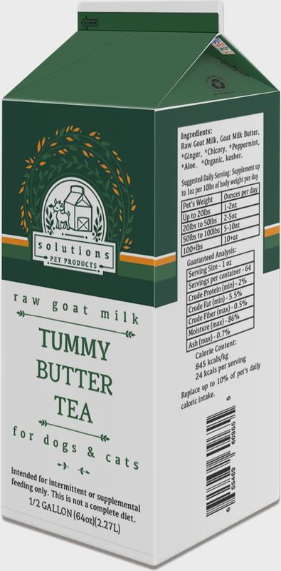 Solutions Frozen Raw Better Butter Goatmilk Tea