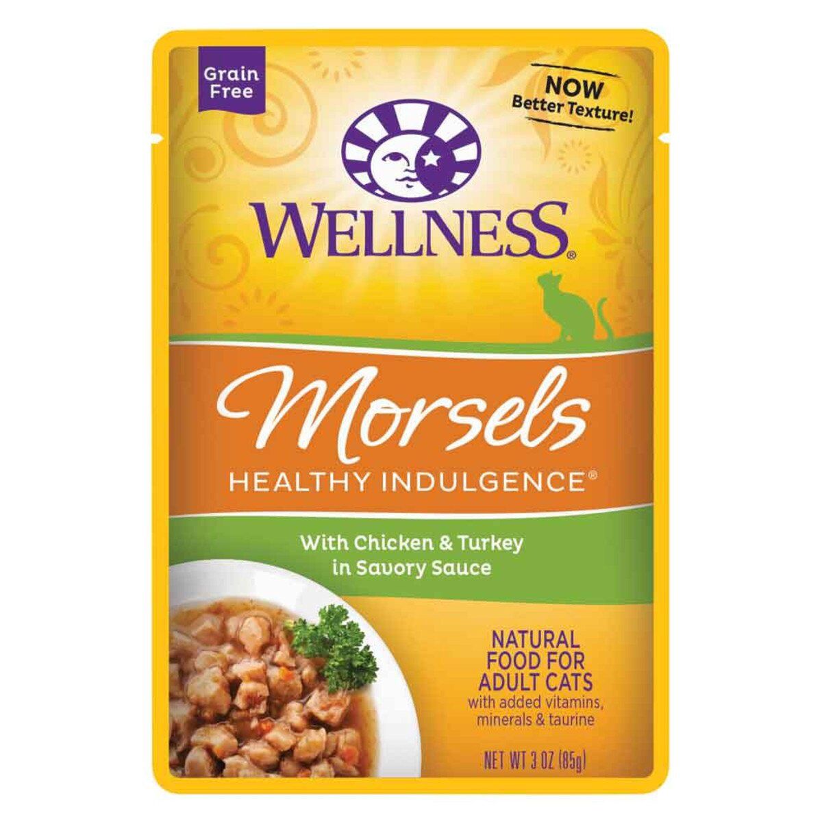 Wellness Cat Morsels Chicken &amp; Turkey 3oz