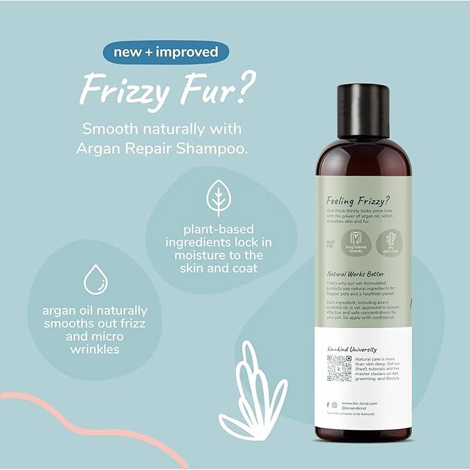 kin+kind Dog Skin &amp; Coat Shampoo Cedar 12oz