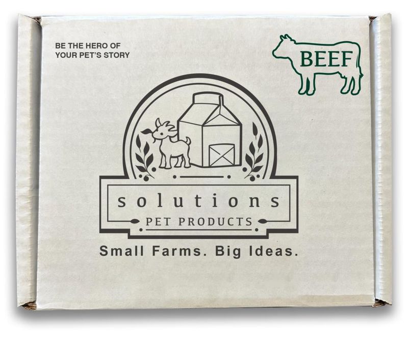 Solutions Dog Frozen Raw Beef Recipe